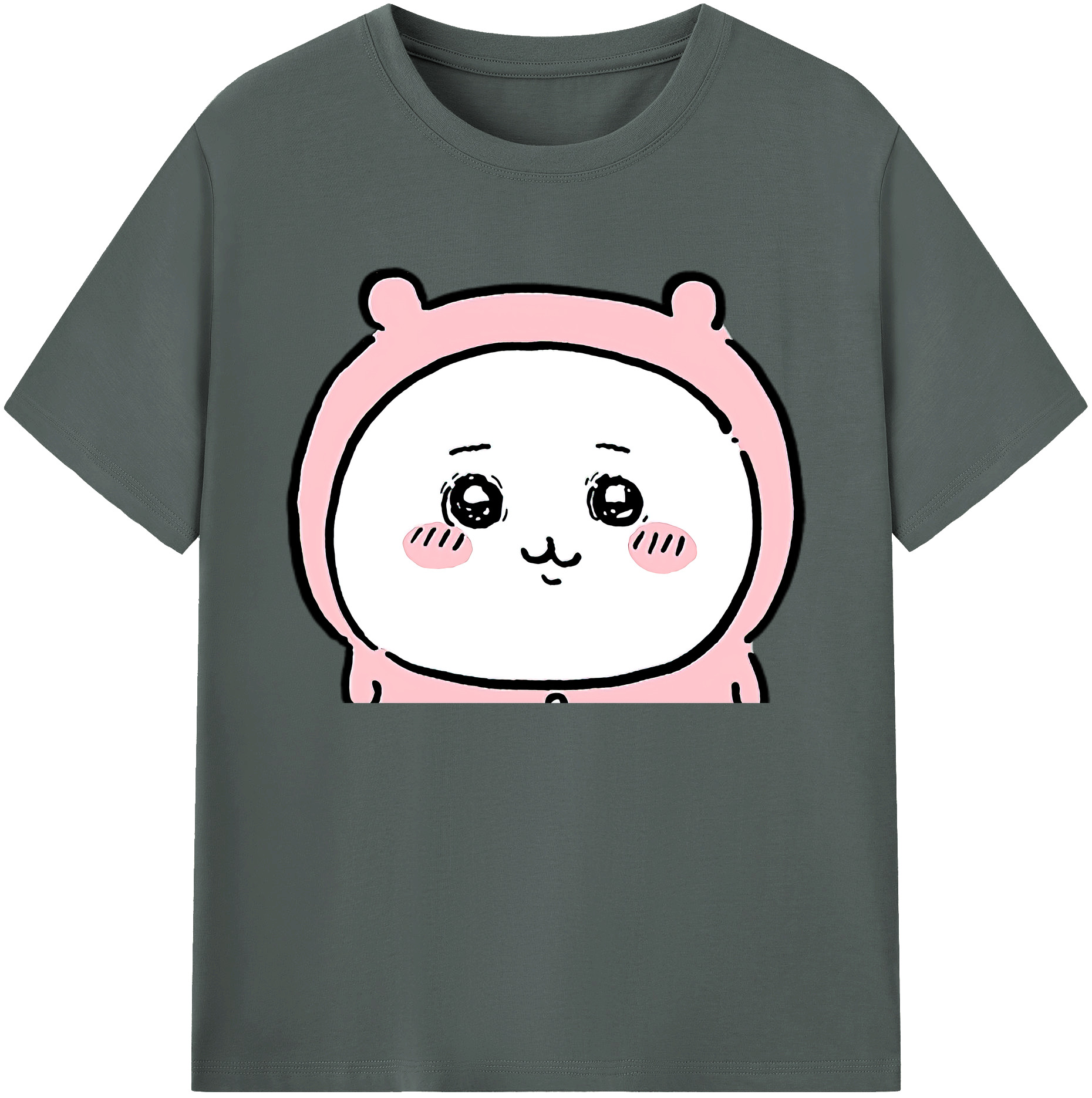 （画像用） ちいかわ ちいかわ Chii-kawa chiikawa 綿100％ メンズ半袖Tシャツ｜肌触りやわらか＆通気性